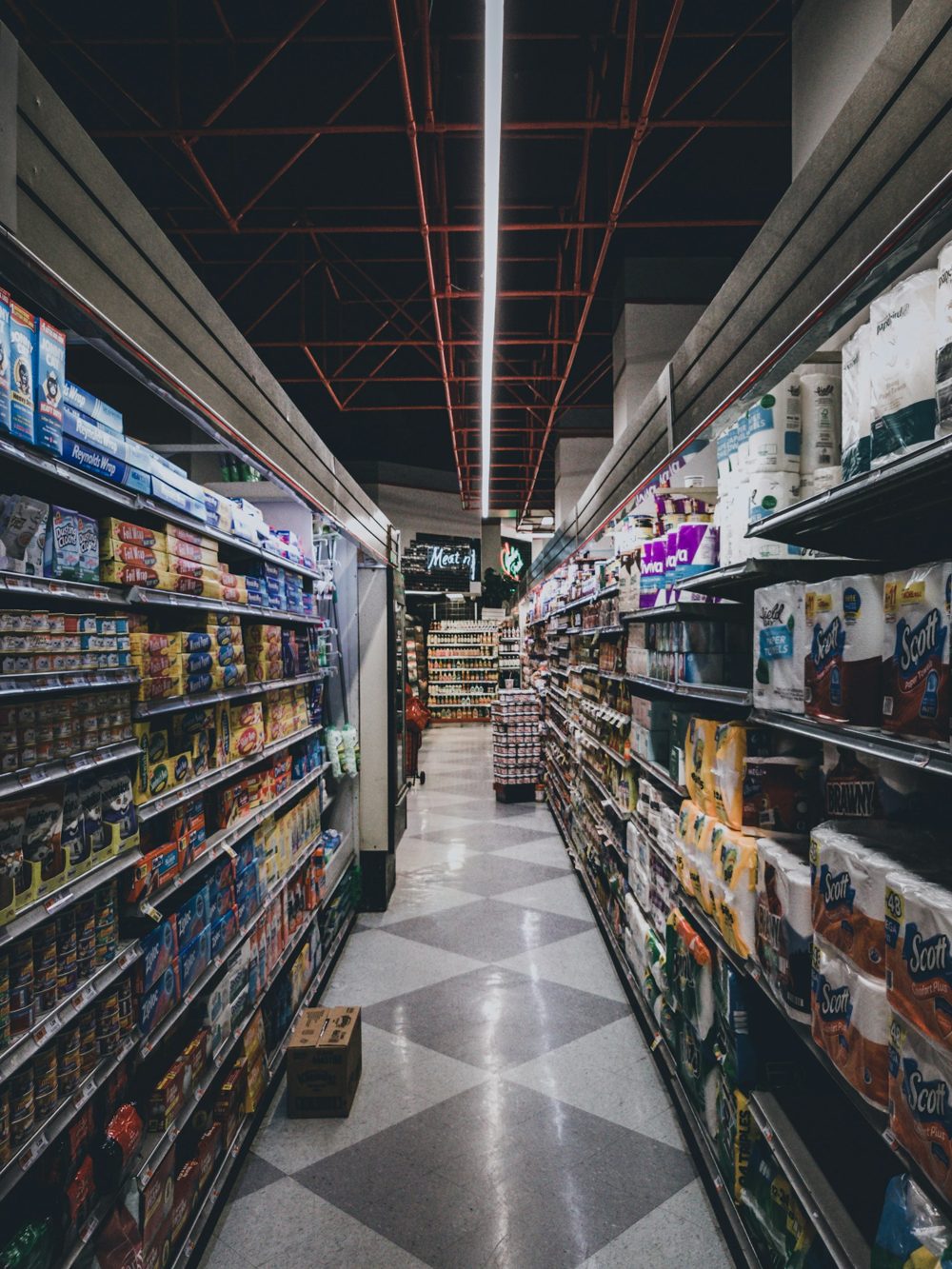 Interior of a neighborhood store